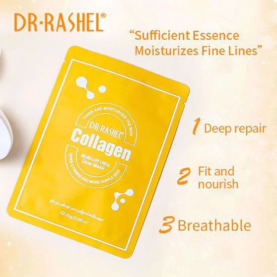 Dr. Rashel Collagen Multi-Lift Ultra Glow Mask - Pack of 5
