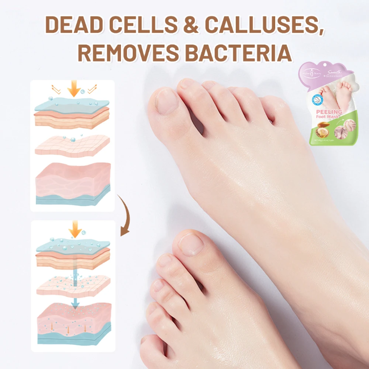 Aichun Beauty Peeling Foot Mask (1 Pair) - Shea Butter
