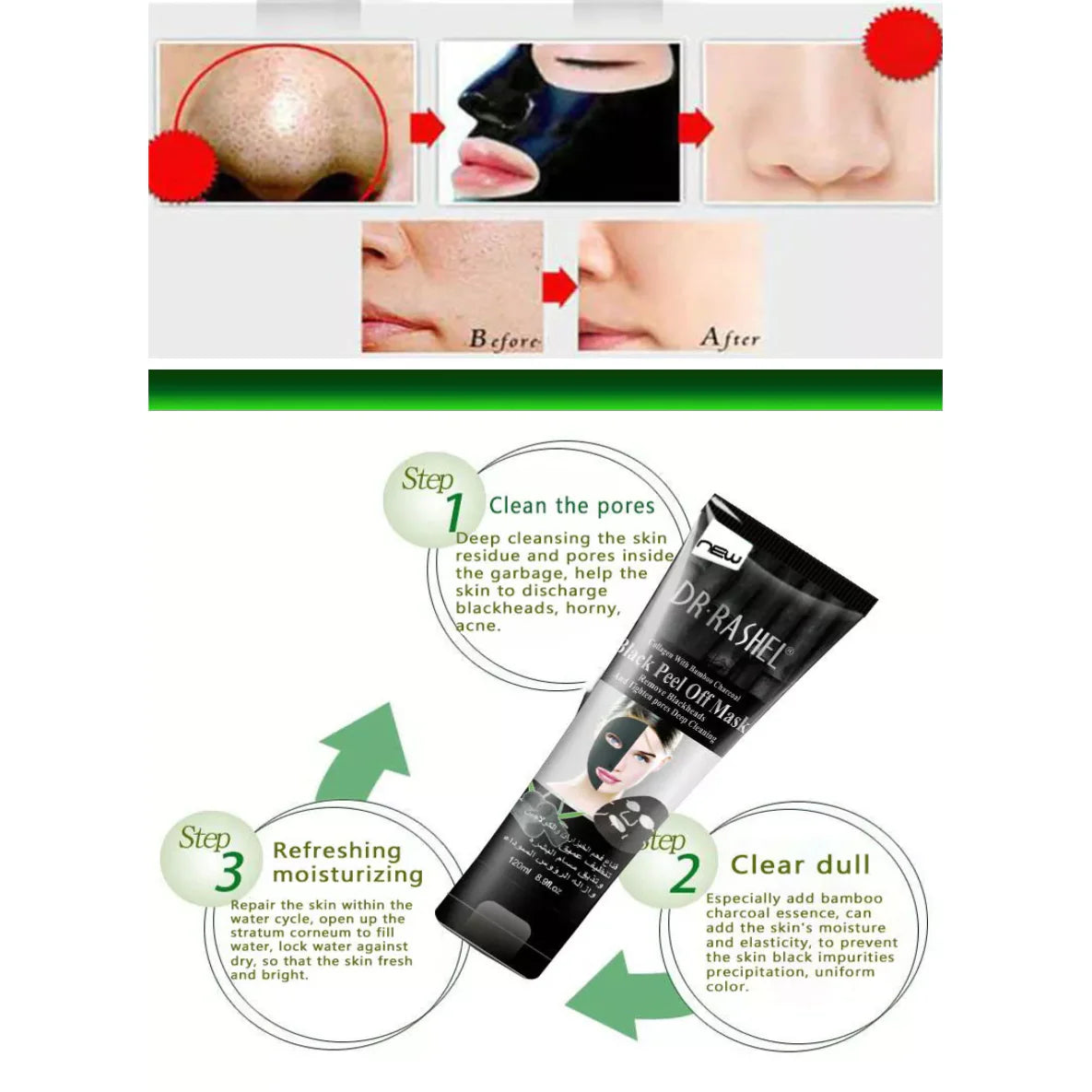 Dr. Rashel Remove Blackheads Black Peel-Off Mask
