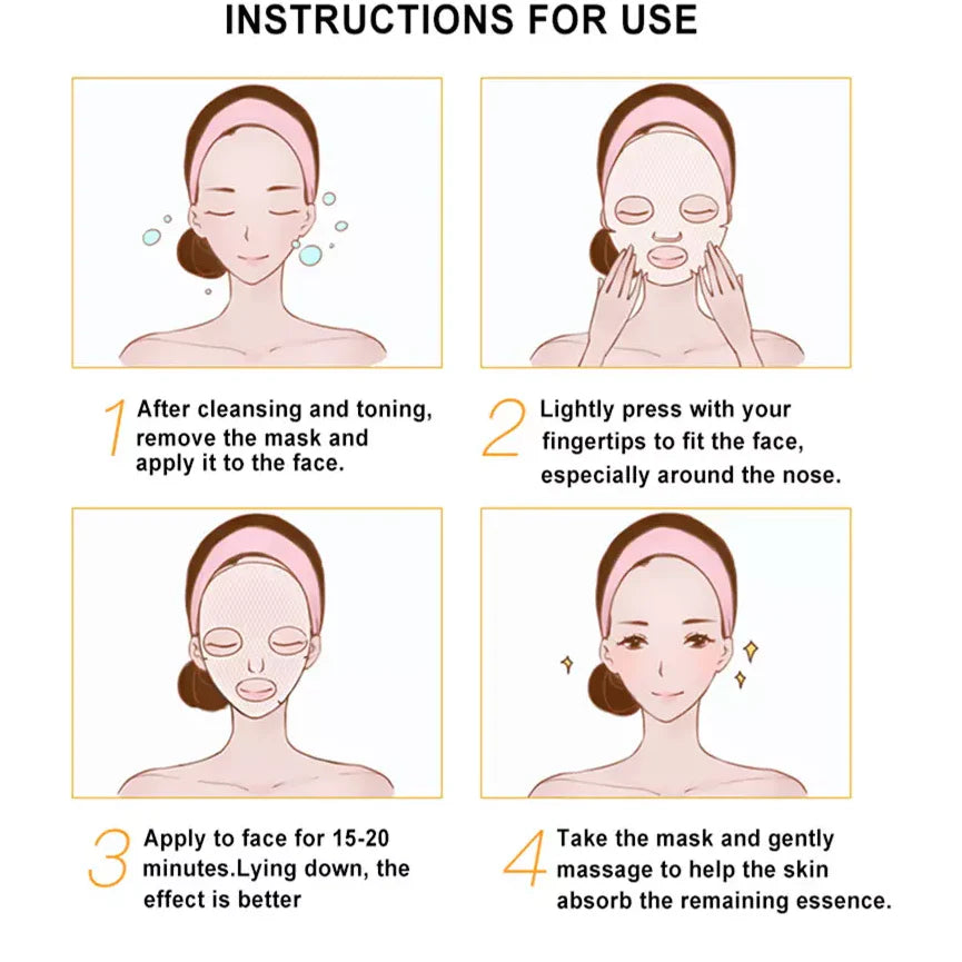 Dr. Rashel Collagen Elasticity & Firming Essence Mask - Pack of  5