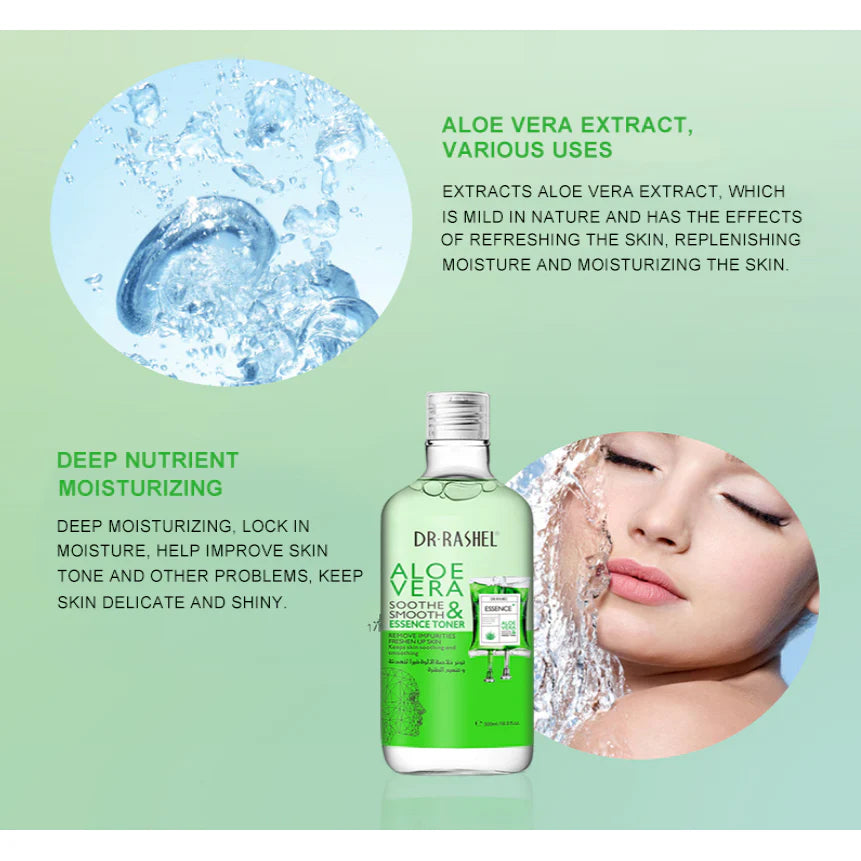 Dr. Rashel Aloe Vera Soothe Smooth & Essence Toner