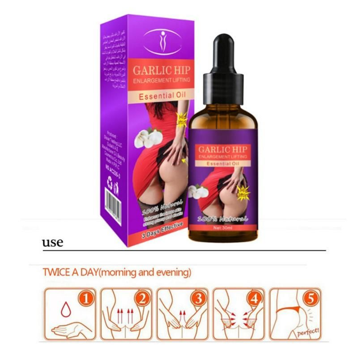 Aichun Beauty Garlic Hip Enlargement Essential Lifting Oil - 30ml