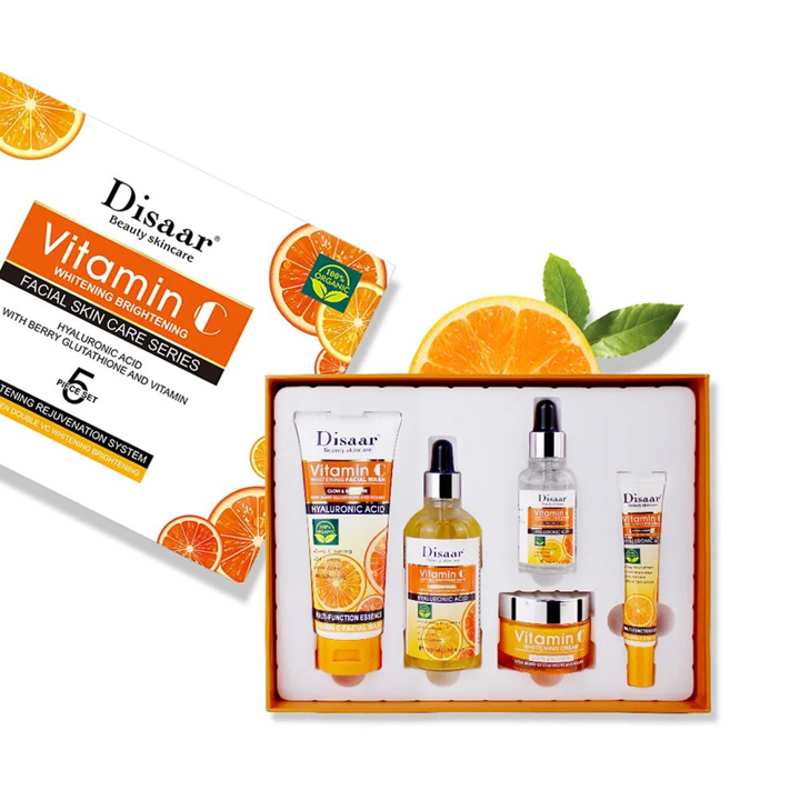 Disaar Vitamin C Facial Skin Care 5 Piece Set