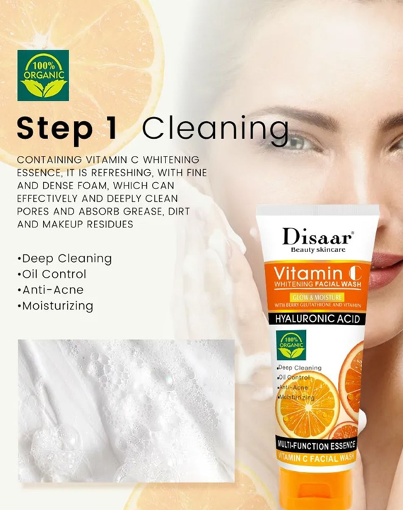 Disaar Vitamin C Facial Skin Care 5 Piece Set