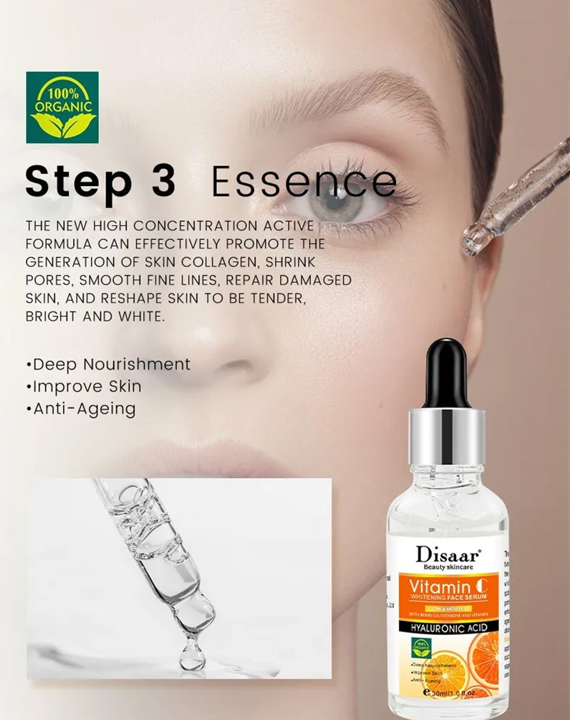 Disaar Vitamin C Facial Skin Care 5 Piece Set