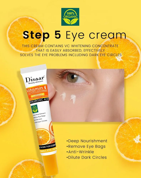 Disaar Vitamin C Facial Skin Care 5 Piece Set